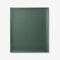 Premium Smooth Supima® Cotton Wrinkle-Free Sateen Flat Bed Sheet - Olive Green, Deep Pocket King