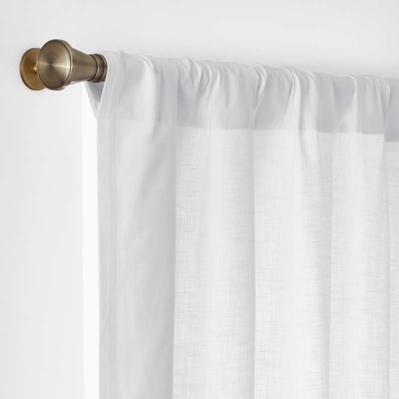 Texture Blackout Window Curtain - White, 108 in.