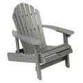 Folding and Reclining Adirondack Chair - Gray