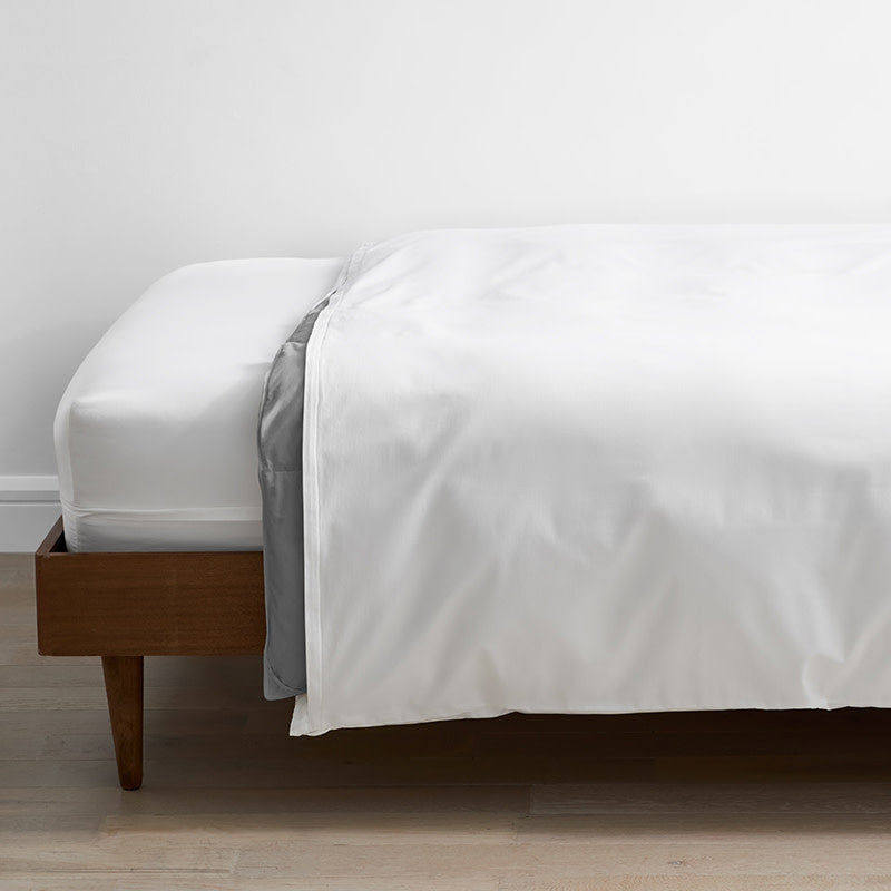 Organic Cotton Sateen Comforter Protector - King/Cal. King