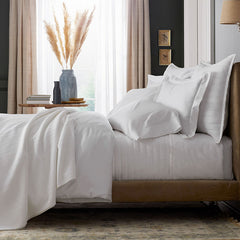 Premium Smooth Wrinkle-Free Sateen Quilted Coverlet - White, King/Cal King