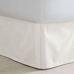 Classic Smooth Wrinkle-Free Sateen Bed Skirt - Creme, Twin