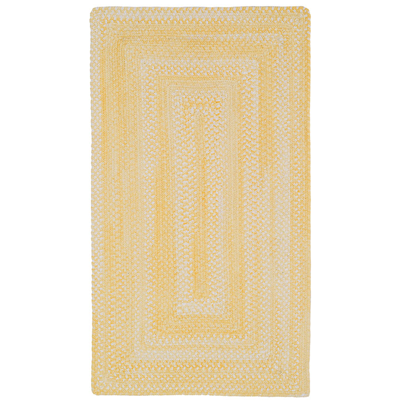 Bambini Braided Chenille Rug - Yellow, 7' x 9'