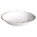 Rustica Antique White Melamine Serving Bowl - White