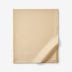 Premium Smooth Supima® Cotton Wrinkle-Free Sateen Flat Bed Sheet - Yellow, Deep Pocket King