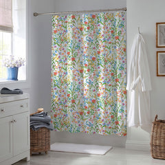 Garden Symphony Classic Cool Cotton Percale Shower Curtain - Multi