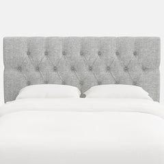 Park Tufted Textured Linen Headboard - Pumice, Full