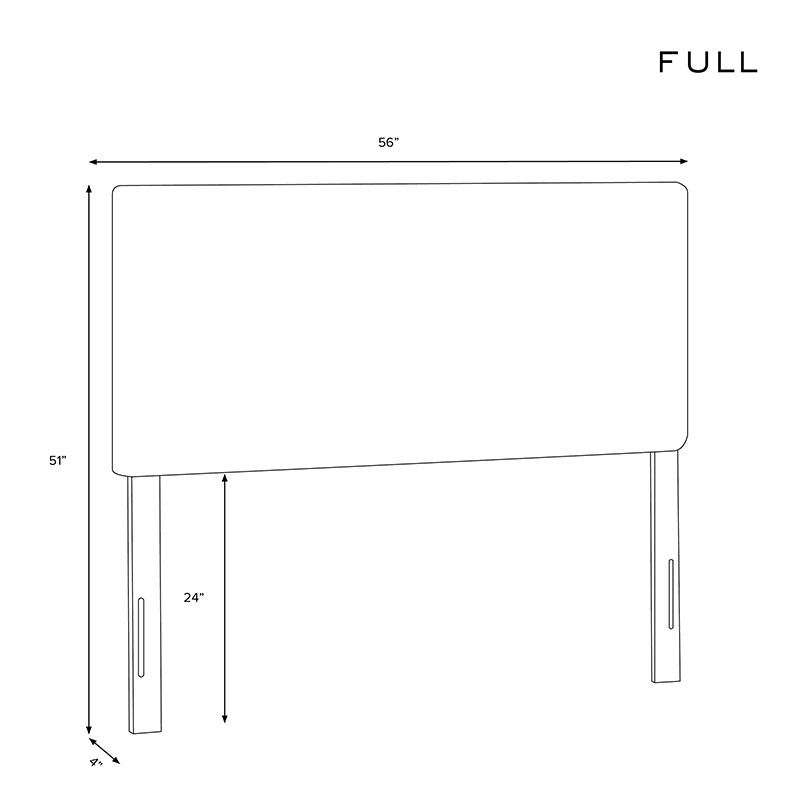 Tribeca Velvet Headboard - White