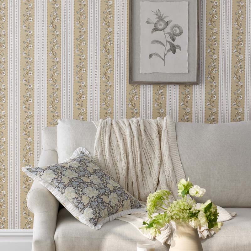 Floral Sprigs Removable Wallpaper - Multi, Panel