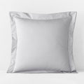 Premium Smooth Supima® Cotton Wrinkle-Free Sateen Sham - Light Gray, Euro