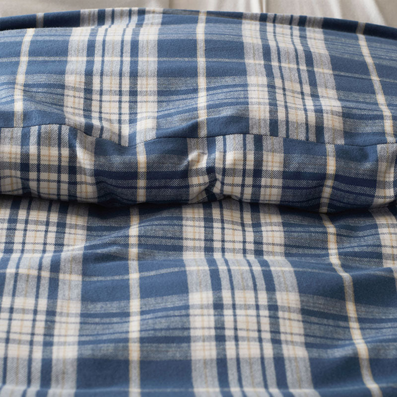 Classic Plaid Ultra-Cozy Cotton Velvet Flannel Sham - Scot, Standard
