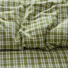 Classic Plaids Yarn-Dyed Cotton Sham - Henri Plaid, Euro