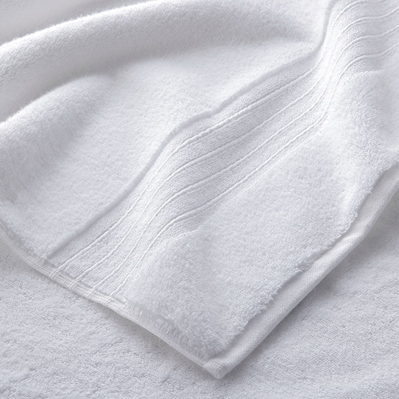 Mirage Aegean Cotton Bath Towel - White