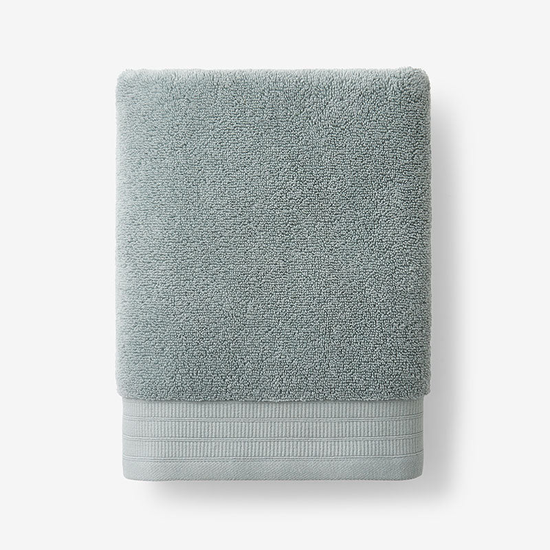 Plush Spa Solid Bath Towel - Seaspray