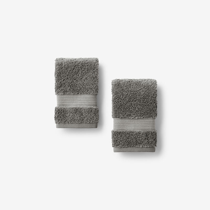 Regal Egyptian Cotton Washcloths, Set of 2 - Seal