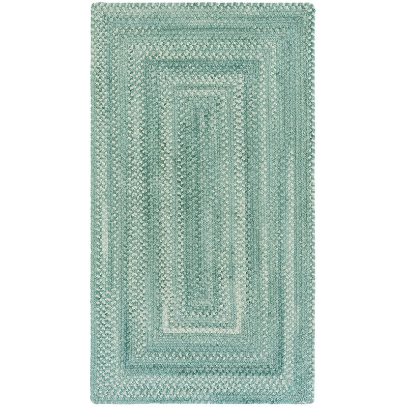 Bambini Braided Chenille Rug - Aqua, 7' x 9'