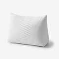 Voile Reading Wedge Pillow Cover - White, Medium