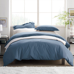 Premium Smooth Supima® Cotton Wrinkle-Free Sateen Flat Bed Sheet - Olive Green, Deep Pocket King